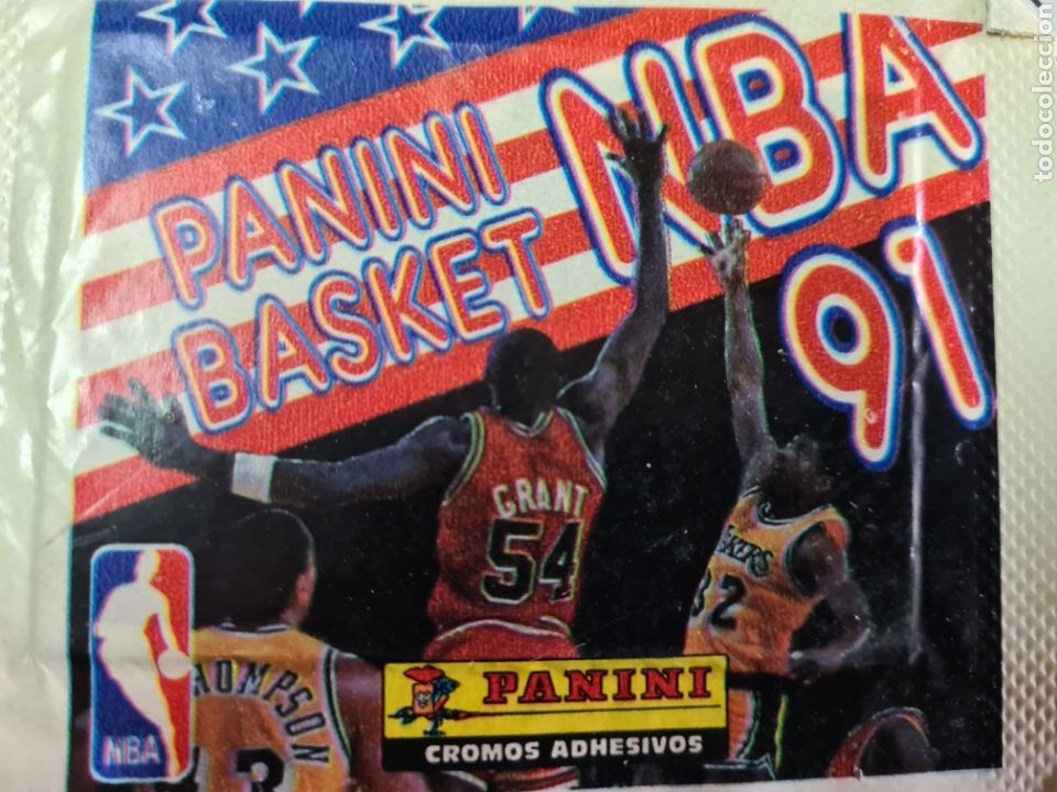 Coleccionismo deportivo: PANINI BASKET NBA 91 JORDAN SOBRE SIN ABRIR