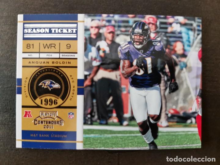 Sammelleidenschaft Sport: Panini Playoff Contenders 2011 Season Ticket #14 Anquan Boldin Baltimore Ravens NFL Card