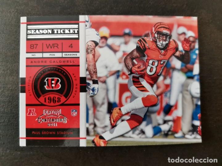 Collezionismo sportivo: Panini Playoff Contenders 2011 Season Ticket #18 Andre Caldwell Cincinnati Bengals NFL Card