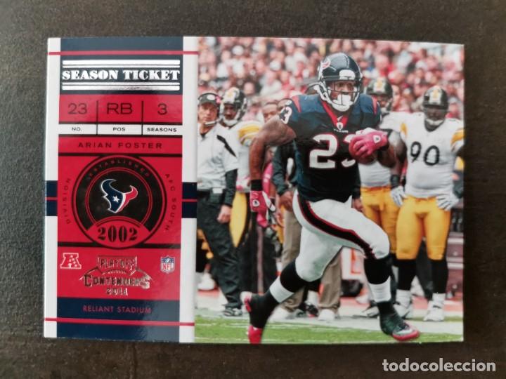 Collezionismo sportivo: Panini Playoff Contenders 2011 Season Ticket #28 Arian Foster Houston Texans NFL Card