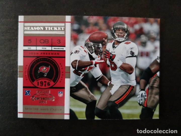 Sammelleidenschaft Sport: Panini Playoff Contenders 2011 Season Ticket #86 Josh Freeman Tampa Bay Buccaneers NFL Card