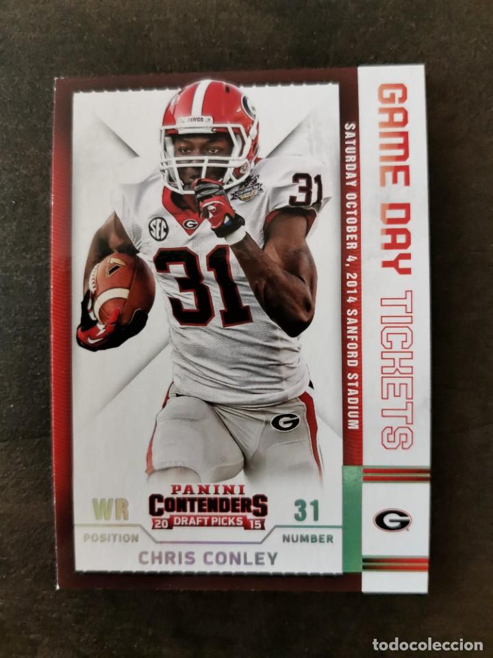 Colecionismo desportivo: Panini Contenders Draft Picks 2015 Game Day Tickets #16 Chris Conley NFL Card