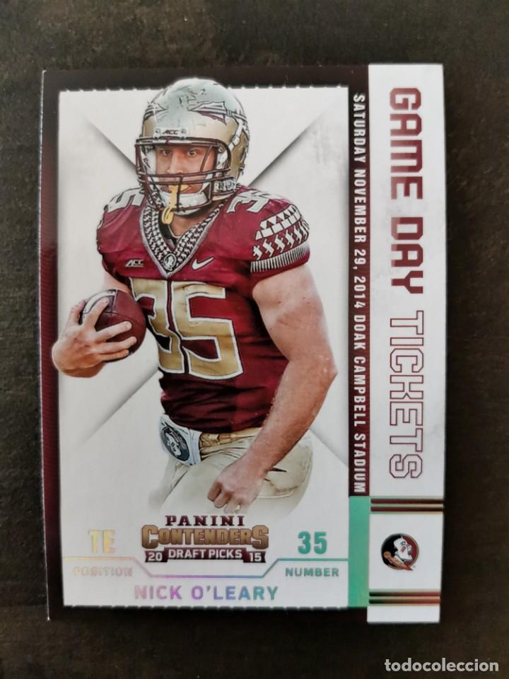 Sammelleidenschaft Sport: Panini Contenders Draft Picks 2015 Game Day Tickets #35 Nick O'Leary NFL Card