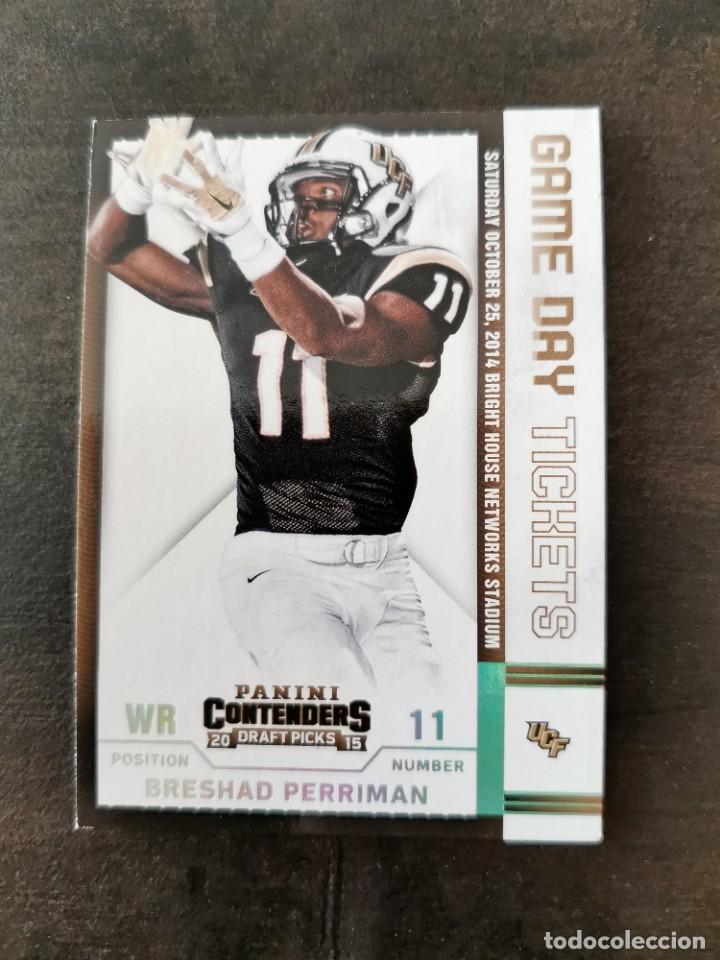 Coleccionismo deportivo: Panini Contenders Draft Picks 2015 Game Day Tickets #59 Breshad Perriman NFL Card