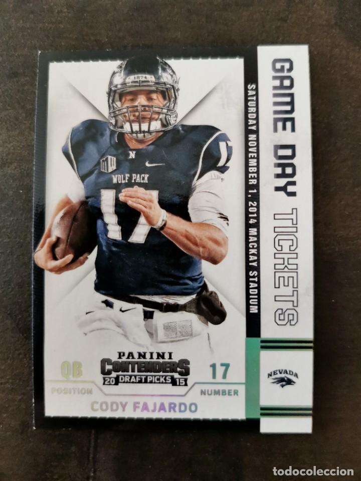 Sammelleidenschaft Sport: Panini Contenders Draft Picks 2015 Game Day Tickets #61 Cody Fajardo NFL Card