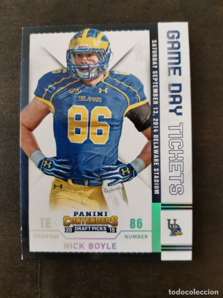 Colecionismo desportivo: Panini Contenders Draft Picks 2015 Game Day Tickets #89 Nick Boyle NFL Card