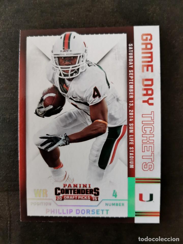 Colecionismo desportivo: Panini Contenders Draft Picks 2015 Game Day Tickets #90 Phillip DorsettNFL Card