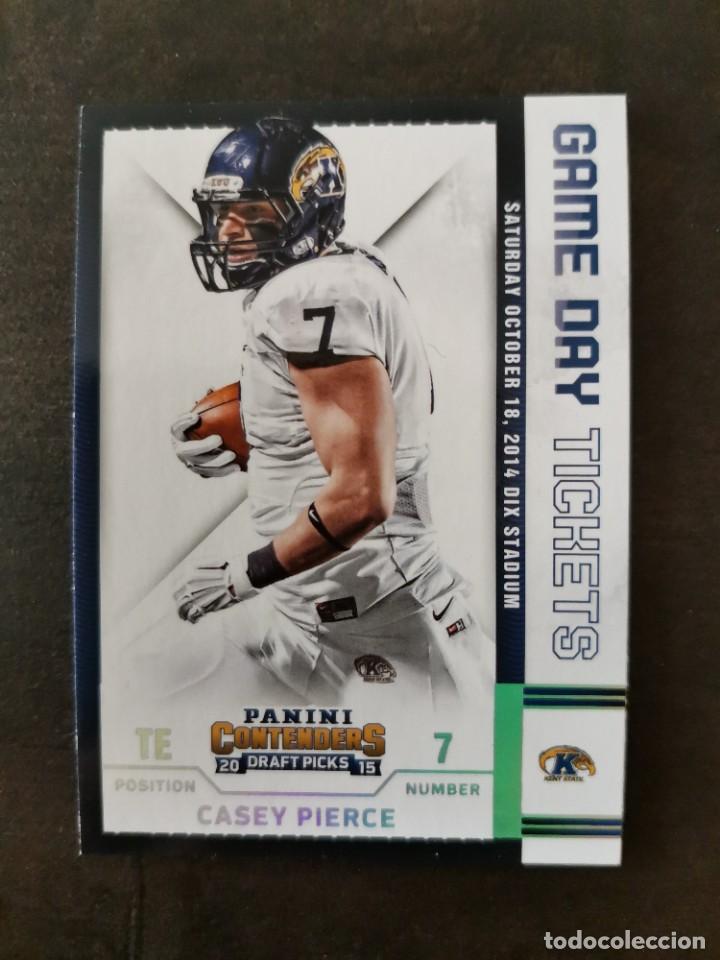 Colecionismo desportivo: Panini Contenders Draft Picks 2015 Game Day Tickets #100 Casey Pierce NFL Card