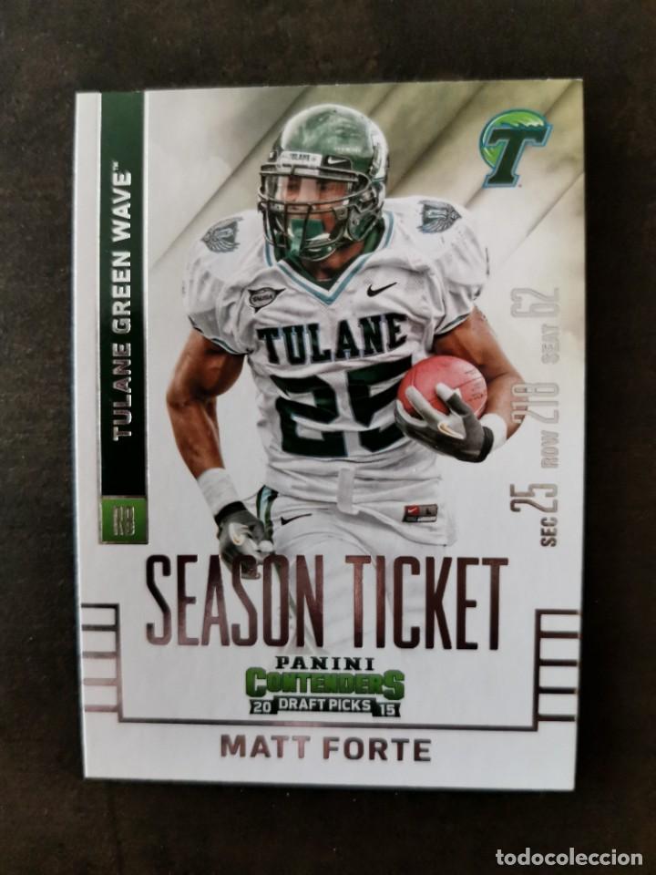Colecionismo desportivo: Panini Contenders Draft Picks 2015 Season Ticket #71 Matt Forte NFL Card