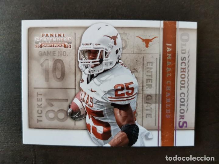 Colecionismo desportivo: Panini Contenders Draft Picks 2015 #23 Jamaal Charles Old School Colors NFL Insert Card