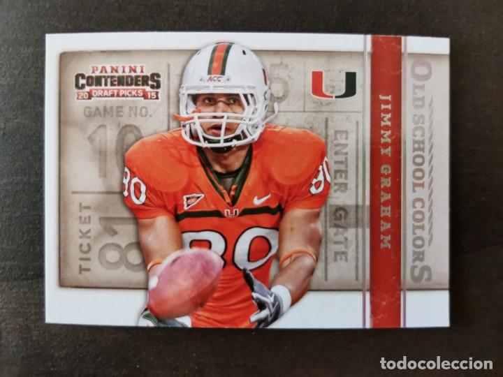 Colecionismo desportivo: Panini Contenders Draft Picks 2015 #25 Jimmy Graham Old School Colors NFL Insert Card