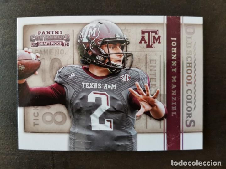 Sammelleidenschaft Sport: Panini Contenders Draft Picks 2015 #27 Johnny Manziel Old School Colors NFL Insert Card
