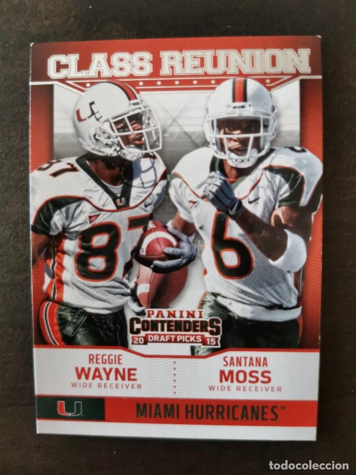 Colecionismo desportivo: Panini Contenders Draft Picks 2015 #16 Wayne & Moss Class Reunion NFL Insert Card