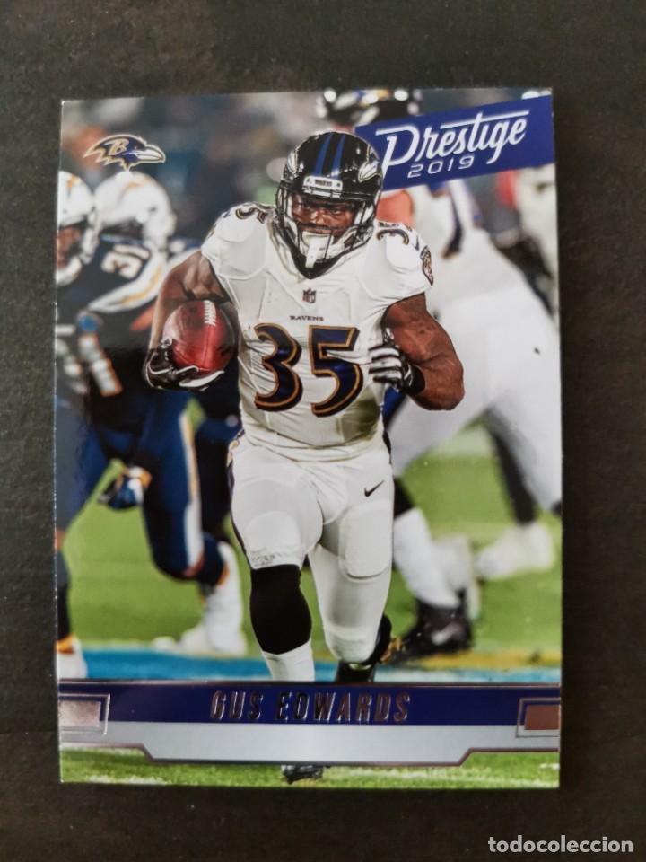 Colecionismo desportivo: Panini Prestige 2019 #170 Gus Edwards Baltimore Ravens NFL Card