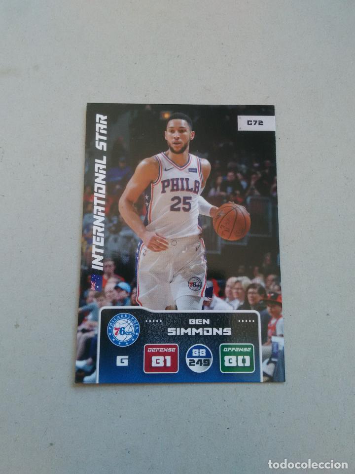 Coleccionismo deportivo: C72 BEN SIMMONS PHILADELPHIA 76ERS CROMO TARJETA BALONCESTO ADRENALYN PANINI 19-20 2019 2020 NBA