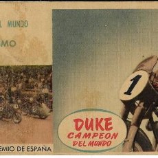 Coleccionismo deportivo: CAMPEONATO DEL MUNDO MOTORISMO 1954. DUKE CAMPEON DEL MUNDO