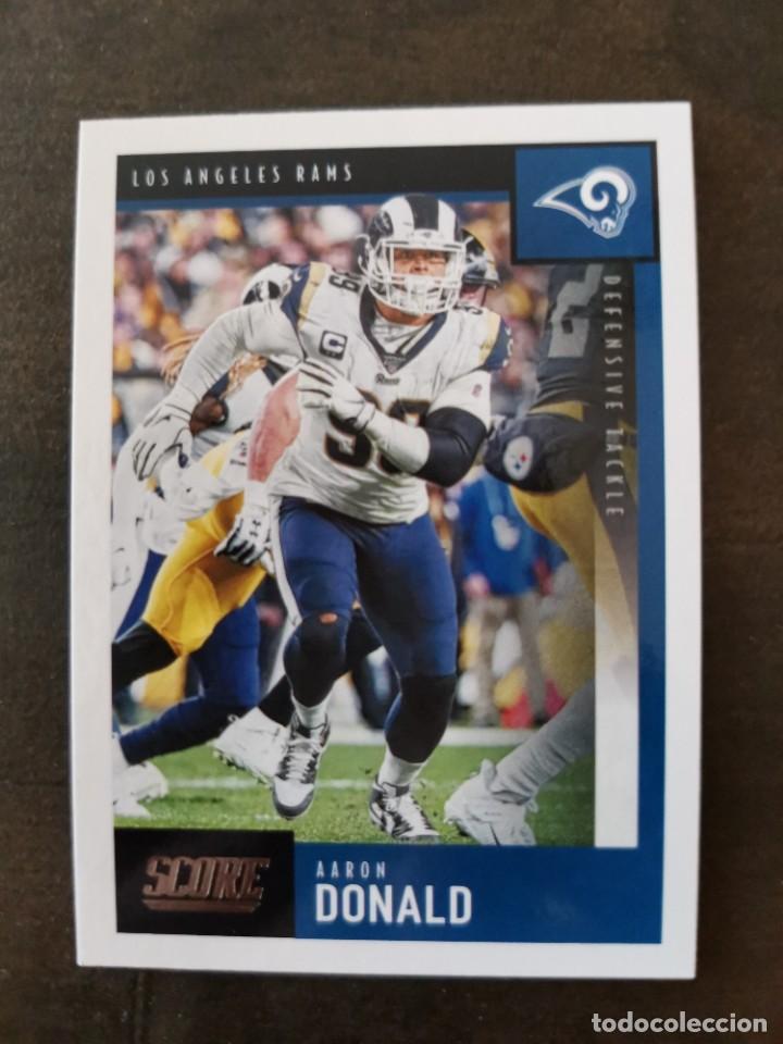 Colecionismo desportivo: Panini Score 2020 #303 Aaron Donald Los Angeles Rams NFL Card
