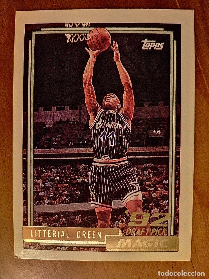 Collectionnisme sportif: BALONCESTO - NBA - TOPPS - A&Ntilde;O 1993 - N&Uacute;MERO 299 - LITTERIAL GREEN