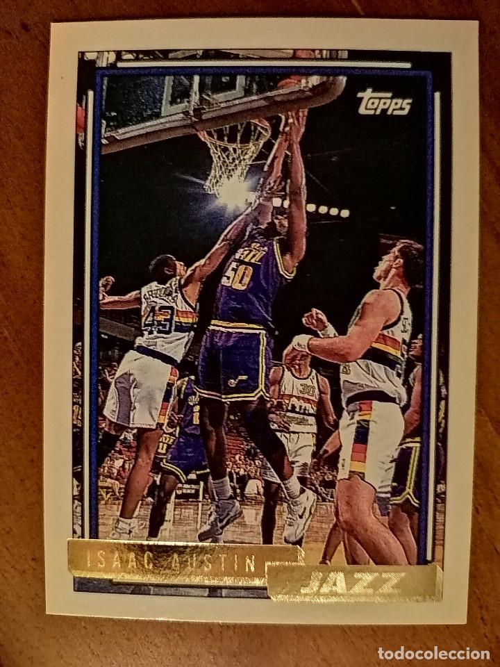 Sammelleidenschaft Sport: BALONCESTO - NBA - TOPPS - A&Ntilde;O 1993 - N&Uacute;MERO 313 - ISAAC AUSTIN