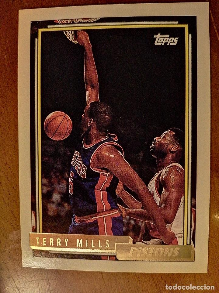 Coleccionismo deportivo: CROMO NUEVO BALONCESTO - NBA - TOPPS - A&Ntilde;O 1993 - N&Uacute;MERO 369 - TERRY MILLS