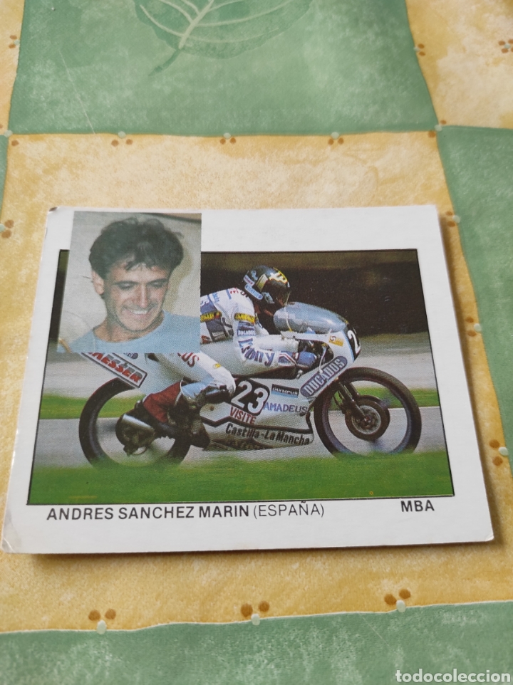 Coleccionismo deportivo: Cromo Motos N&ordm;178 - Motor 16 - Ediciones Unidas - Andr&eacute;s S&aacute;nchez Mar&iacute;n