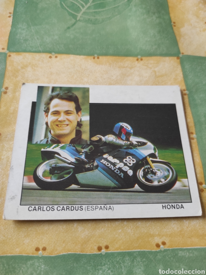 Coleccionismo deportivo: Cromo Motos N&ordm;177 - Motor 16 - Ediciones Unidas - Carlos Cardus