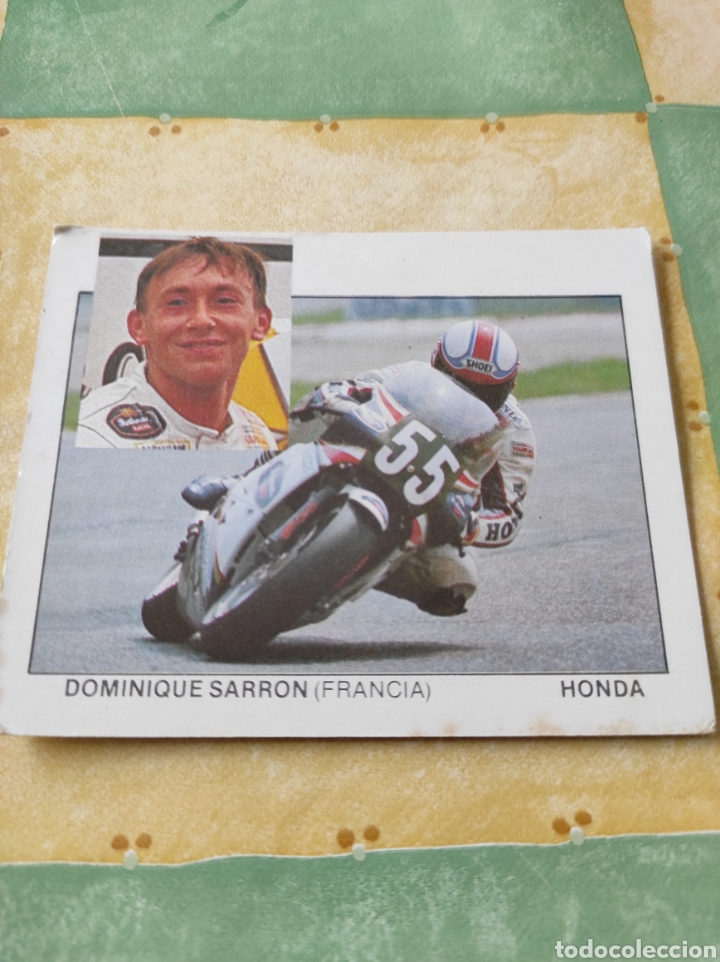 Coleccionismo deportivo: Cromo Motos N&ordm;170 - Motor 16 - Ediciones Unidas - Dominique Sarron