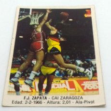 Coleccionismo deportivo: CROMO BALONCESTO CONVERSE F.J ZAPATA-CAI ZARAGOZA- Nº 25. Lote 246986055