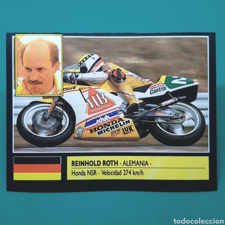 Coleccionismo deportivo: (48.10) CROMO ALBUM: SUPER MOTO. MOTOR 16 - ED. ESTE 1990 - N&deg;182 REINHOLD ROTH