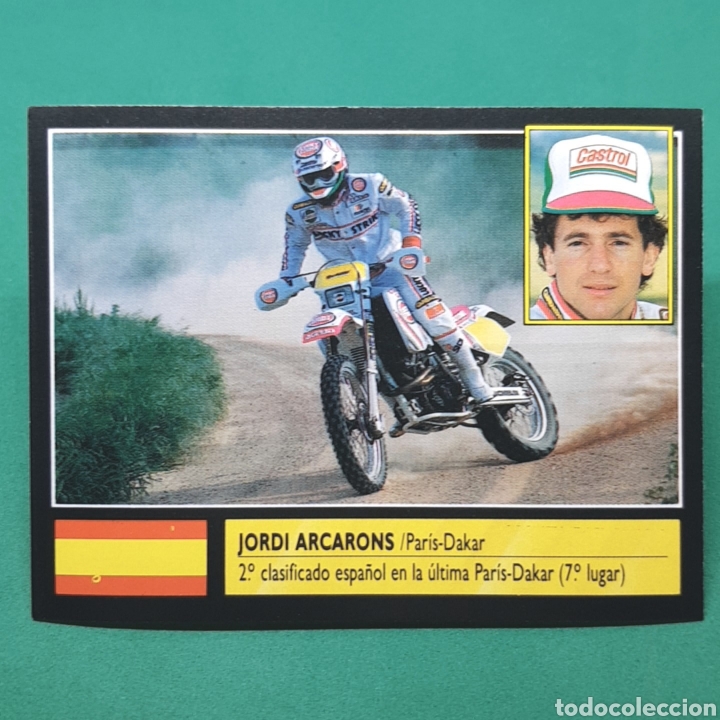 Coleccionismo deportivo: (48.10) CROMO ALBUM: SUPER MOTO. MOTOR 16 - ED. ESTE 1990 - N&deg;96 JIRDI ARCARONS