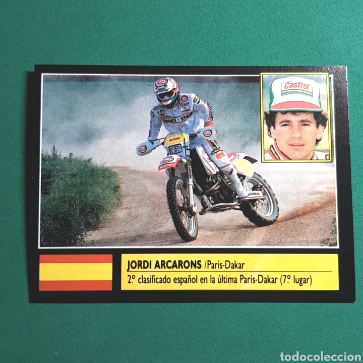 Coleccionismo deportivo: (49.3) CROMO ALBUM: SUPER MOTO. MOTOR 16 - ED. ESTE 1990 - N&deg;96 JORDI ARCARONS