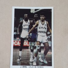 Coleccionismo deportivo: J. GRAU - CAJA DE RONDA, CROMO 44, SIN PEGAR, COMO NUEVO. Lote 251445155