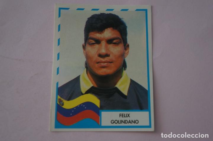 Coleccionismo deportivo: CROMO DE FUTBOL FELIX GOLINDANO DE VENEZUELA SIN PEGAR N&ordm; 229 COPA AMERICA 1995 DE MUNDICROMO