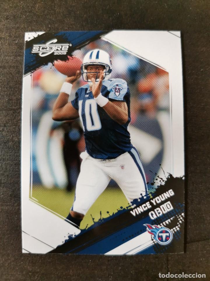 Coleccionismo deportivo: Panini Score 2009 #290 Vince Young Tennessee Titans NFL Card