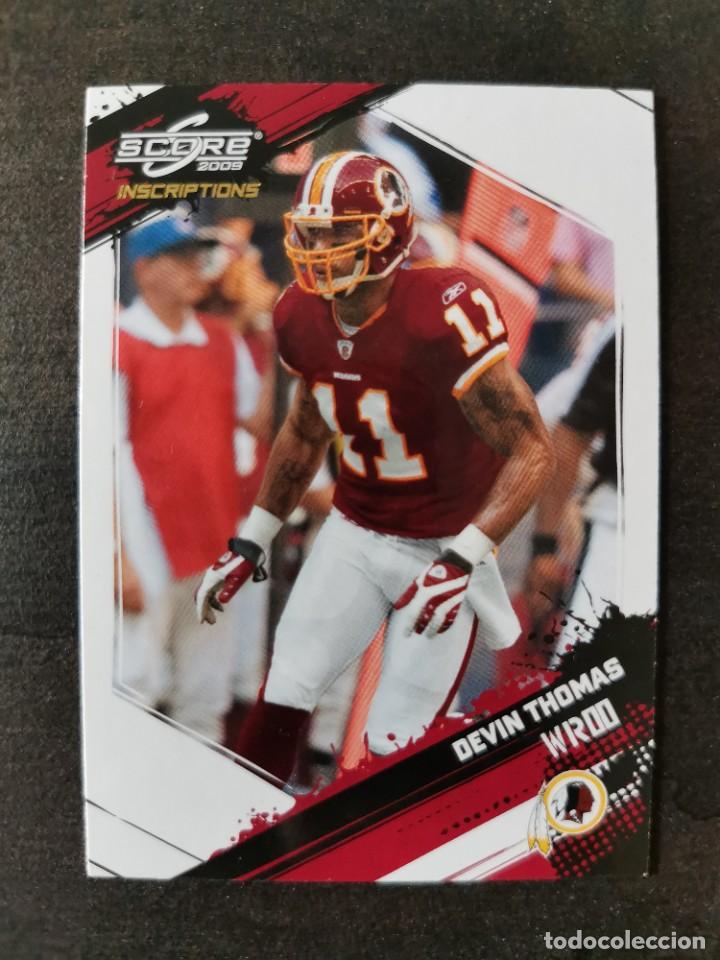 Sammelleidenschaft Sport: Panini Score 2009 #295 Devin Thomas Washington Redskins NFL Card Inscriptions