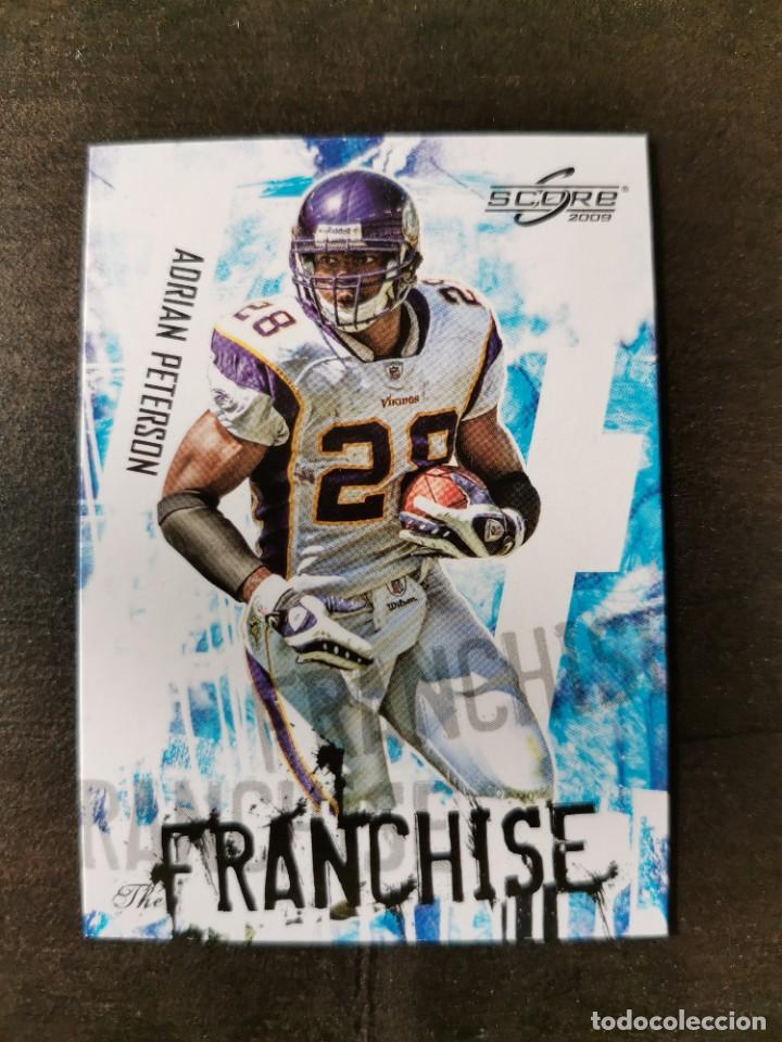 Coleccionismo deportivo: Panini Score 2009 The Franchise #1 Adrian Peterson Minnesota Vikings NFL Card