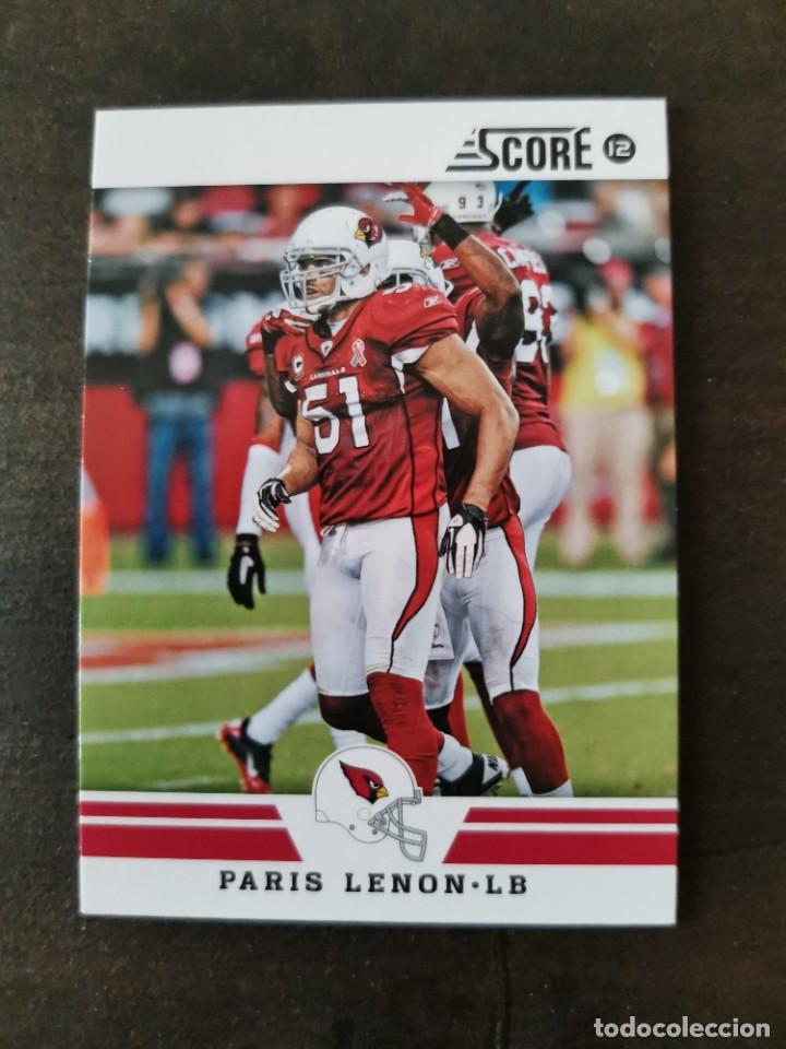 Coleccionismo deportivo: Panini Score 2012 #77 Paris Lenon Arizona Cardinals NFL Card