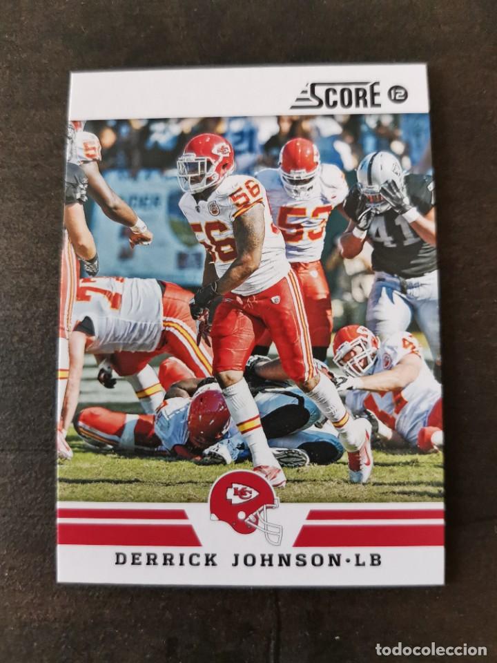 Sammelleidenschaft Sport: Panini Score 2012 #244 Derrick Johnson Kansas City Chiefs NFL Card