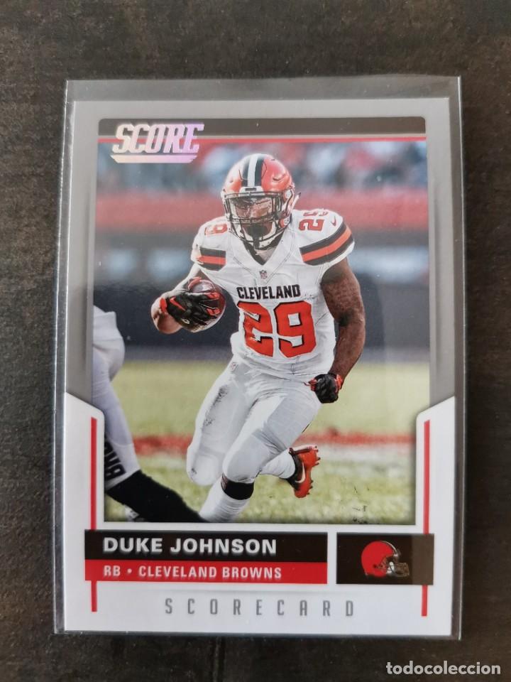 Coleccionismo deportivo: Panini Score 2017 #313 Duke Johnson Cleveland Browns Scorecard NFL Card