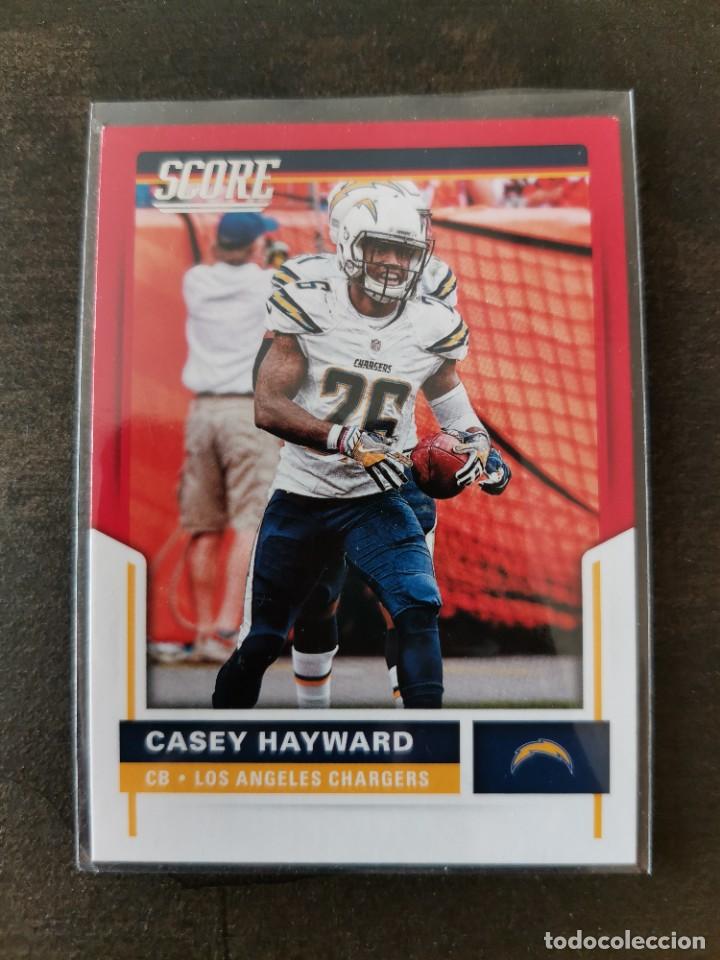 Sammelleidenschaft Sport: Panini Score 2017 #190 Casey Hayward Los Angeles Chargers Red Parallel NFL Card