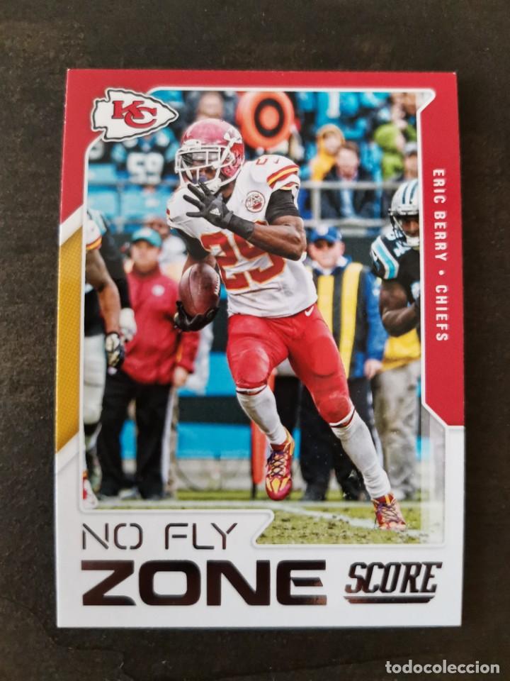 Coleccionismo deportivo: Panini Score 2017 No Fly Zone #12 Eric Berry Kansas City Chiefs NFL Card