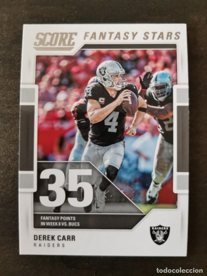 Sammelleidenschaft Sport: Panini Score 2017 Fantasy Stars #8 Derek Carr Oakland Raiders NFL Card