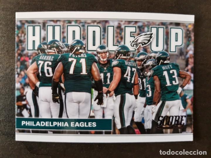 Sammelleidenschaft Sport: Panini Score 2017 Huddle Up #3 Philadelphia Eagles NFL Card
