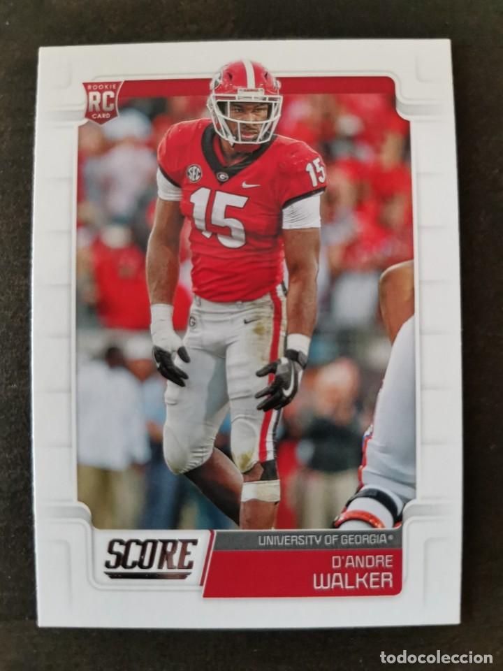 Coleccionismo deportivo: Panini Score 2019 Rookie #373 D'Andre Walker NFL Card