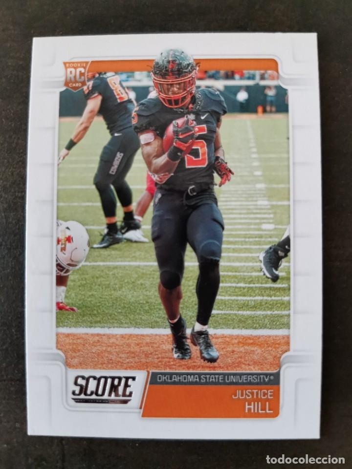 Coleccionismo deportivo: Panini Score 2019 Rookie #399 Justice Hill NFL Card
