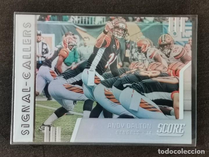 Colecionismo desportivo: Panini Score 2019 Signal Callers #SC-11 Andy Dalton Cincinnati Bengals NFL Card