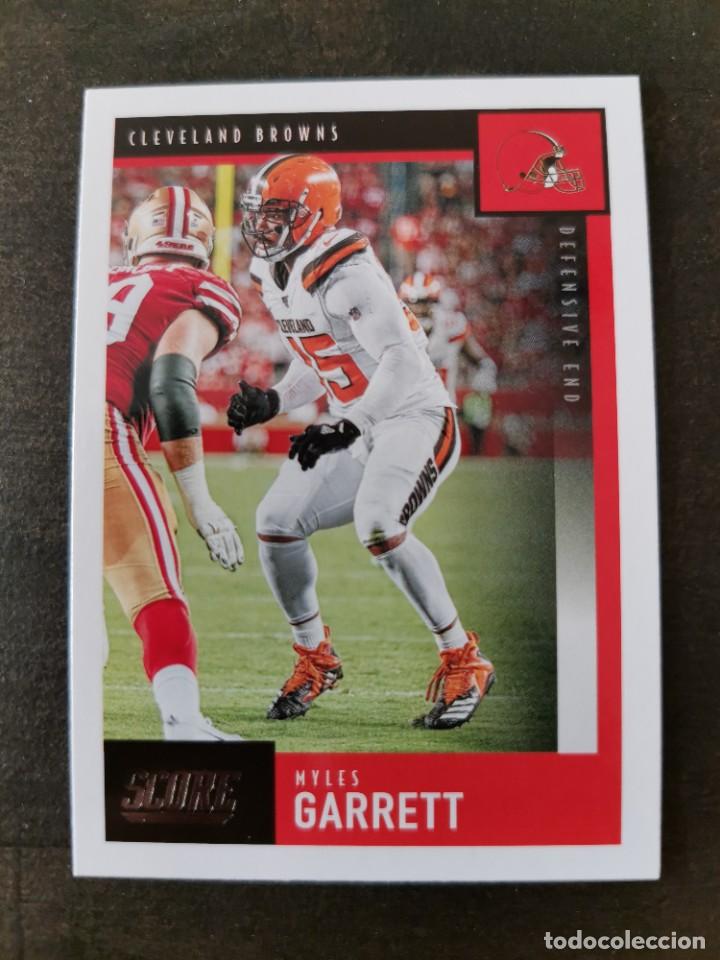 Colecionismo desportivo: Panini Score 2020 #68 Myles Garrett Cleveland Browns NFL Card