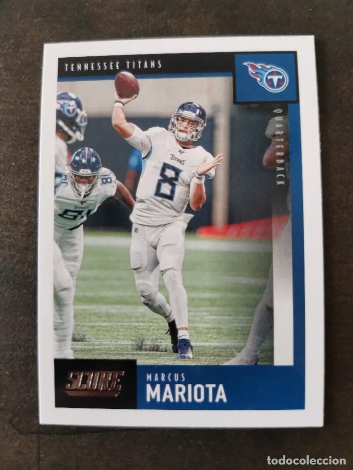 Sammelleidenschaft Sport: Panini Score 2020 #122 Marcus Mariota Tennessee Titans NFL Card