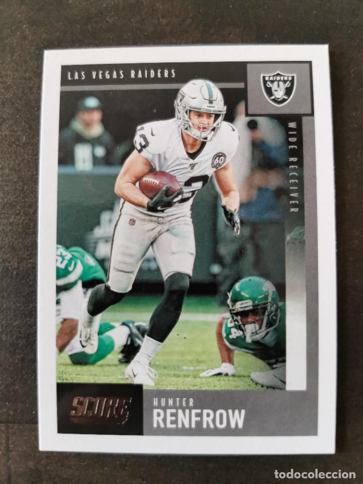 Colecionismo desportivo: Panini Score 2020 #155 Hunter Renfrow Oakland Raiders NFL Card