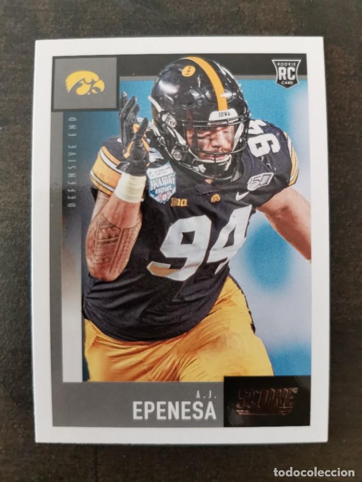 Coleccionismo deportivo: Panini Score 2020 Rookie #337 A.J. Epenesa NFL Card